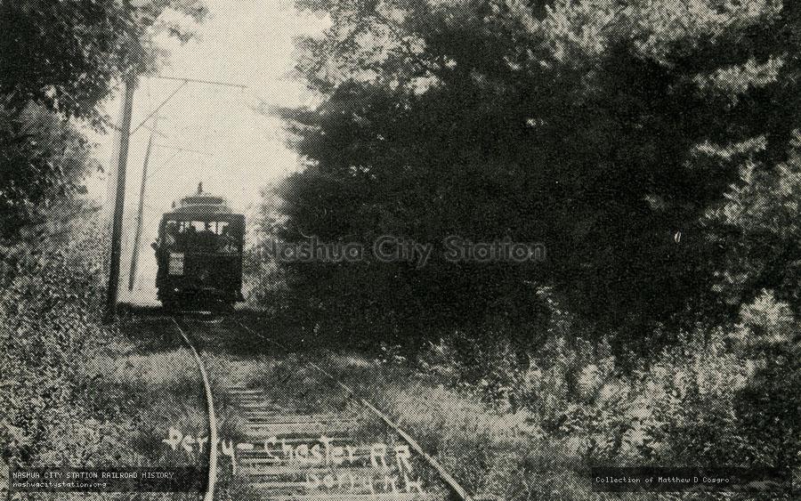 Postcard: Derry & Chester Railway, Derry, N.H.
